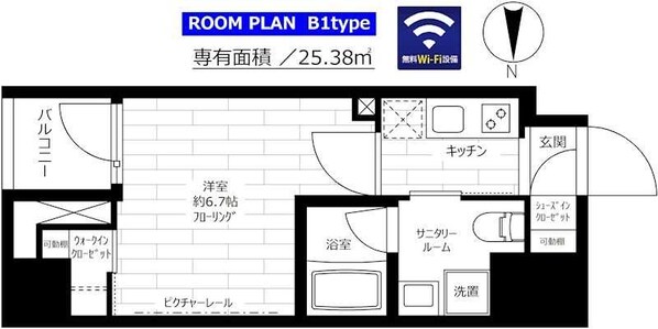 グランドコンシェルジュ蔵前の物件間取画像